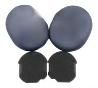 Almohadillas de cuero de proteína para Sony para MDR para 1000x Series Gold | Para cuero de proteína premium, tacto suave, larga durabilidad, color negro, se adapta a WH1000XM2-XM5