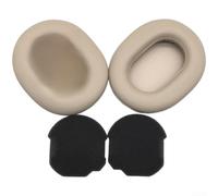 Almohadillas de cuero de proteína para Sony para mdr para 1000x Series Gold | Para cuero de proteína premium, tacto suave, larga durabilidad, color negro, se adapta a WH1000XM2-XM5