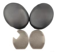 Almohadillas de cuero de proteína para Sony para mdr para 1000x Series Gold | Para cuero de proteína premium, tacto suave, larga durabilidad, color negro, se adapta a WH1000XM2-XM5