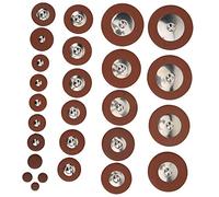 Almohadillas de cuero de saxofón, 26 piezas de múltiples tamaños, reemplazo perfecto para saxofón alto, calidad profesional, duradero y cómodo, para músicos profesionales