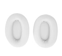 Almohadillas de cuero proteico para auriculares Brainwavz HM5, almohadillas de repuesto de espuma viscoelástica, construcción de cuero sintético,