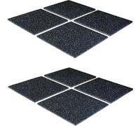 Almohadillas de ejercicio de goma gruesa con bloqueo para entrenamiento en casa, gimnasio, azulejos de alta densidad, almohadillas de choque, alfombrilla de vibración reutilizable que absorbe el