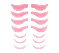 Almohadillas de elevación de pestañas - Herramientas de rizadores de pestañass de silicona, accesorios para kit de permiso de pestaña | Conjunto de varillas de elevación reutilizables, almohadilla de