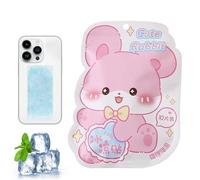 Almohadillas de enfriamiento de gel - del calor del verano | 10 hojas con bonito diseño de dibujos animados almohadilla de refrigeración para climas cálidos para trabajadores al aire libre