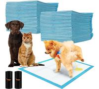 Almohadillas de entrenamiento para perros, Empapadores Desechables, 60 x 60 cm, a prueba de fugas, bolsas para excrementos de perros 21600 (50)