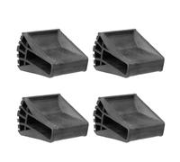 Almohadillas de escalera, Pies de escalera de extensión, 4x cojín de pies de escalera sin deslizamiento, Accesorios de escaleras, piezas de reemplazo para trabajos en techos, sitio de construcción, ma