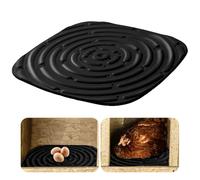 Almohadillas de esponja lavables y reutilizables para poner huevos para aves de corral, patos, gallinas, transpirables, con agujeros, círculos elevados, reducen los huevos rotos, fácil de limpiar y