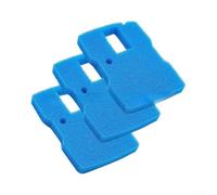 Almohadillas de esponja para filtro de estanque para bombas CUF-6000 y 660 GPH, paquete de 3 reemplazos de espuma azul para jardines acuáticos y fuentes al aire libre (6 piezas)