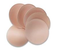 Almohadillas de esponja suave for sujetador, Bikini, copa for el pecho, almohadillas de espuma con realce for mujer, traje de baño con relleno, almohadillas for sujetador potenciadoras extraíbles(Beig