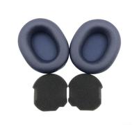 Almohadillas de espuma compatibles con auriculares Sony Wh-1000xm5, almohadillas de repuesto de esponja suave en negro y dorado, opciones para mayor comodidad y estilo, fácil instalación, par de