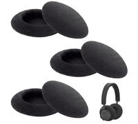 Almohadillas de Espuma Compatibles con Sennheiser PX100 PX80 PX200 - 6 Unidades Almohadillas para Auriculares de Repuesto 50mm, Transpirables Almohadillas Negras