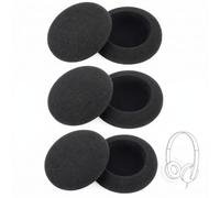 Almohadillas de Espuma de 50mm para Sennheiser EPOS PC 2 3 5 8, Pack de 6 | Esponja Suave y Transpirable, Aislamiento Acústico Pasivo, Montaje Sencillo sin Herramientas, Repuestos de Uso en Oficina
