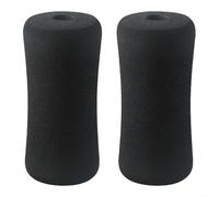 Almohadillas de espuma de alta densidad para pies de repuesto para extensión de patas de banco de pesas, tubo de esponja de tubo de 7 pulgadas para máquinas de ejercicio en casa, gimnasio, paquete de