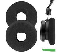 Almohadillas de Espuma de Confort de Repuesto Geekria para Grado PS1000, GS1000i, RS1i, RS2i, SR325IS, GW100x, Cojines para oídos (Negro)