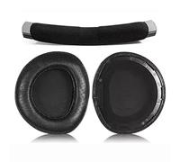 Almohadillas de espuma de repuesto compatibles con auriculares Sennheiser H800 HD 800, pieza de reparación, juego de piel de cordero negro
