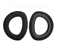 Almohadillas de espuma de repuesto compatibles con auriculares Sennheiser HD700 HD 700, pieza de reparación de copa, nano cuero negro grueso