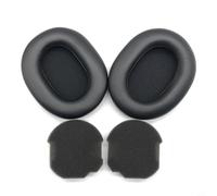 Almohadillas de espuma de repuesto para auriculares Sony WH-1000XM5, compatibles con diseño original para mayor comodidad y aislamiento del sonido (negro)