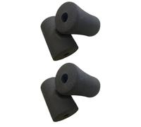 Almohadillas de espuma para pies de 135 mm, almohadillas de espuma de repuesto, aptas para press de banca, máquinas de soporte de mano y la mayoría de equipos de fitness, 4 unidades, color negro