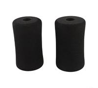 Almohadillas de espuma para pies para banco de pesas para accesorios de curvatura de piernas, mesas de inversión y estaciones de gimnasio, compatibles con tubos redondos estándar de 22 a 25 mm (4