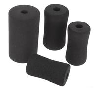 Almohadillas de espuma para pies para banco de pesas para accesorios de flexión de piernas, mesas de inversión y estaciones de gimnasio, compatibles con tubos redondos estándar de 22 a 25 mm (2
