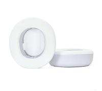 Almohadillas de espuma viscoelástica extra gruesas para SteelSeries para | Para piel sintética blanca premium, espuma viscoelástica extra gruesa, ajuste cómodo para juegos largos para sesiones