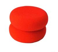 Almohadillas de espuma viscoelástica para auriculares para KOSS Porta Pro KSC75, mejora la comodidad de escucha (rojo)