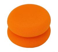 Almohadillas de espuma viscoelástica para Koss KSC35 KSC75 KSC55, almohadillas de repuesto extragruesas con cubierta de esponja suave, almohadillas de auriculares de 5 cm en negro (naranja)