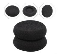 Almohadillas de espuma viscoelástica para Koss KSC35 KSC75 KSC55, almohadillas de repuesto extragruesas con cubierta de esponja suave, almohadillas de auriculares de 5 cm en negro (verde)