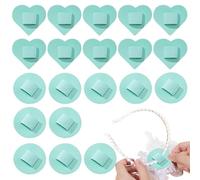 Almohadillas De Fieltro Para 20 Piezas Base Para Bandas DIY | para el Cabello Elástico de DIY Manual Para Niñas Y Mujeres Del Té Tocador Del Baño Y Viajes