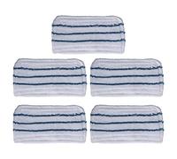 Almohadillas de fregado de fibra lavables, accesorio de repuesto para fregona a vapor, apto para FSM1610/1630, 5 uds.
