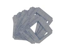 Almohadillas De Fregona for Limpieza De Vidrio, Compatibles Con ABIR, Robot Aspirador W140, Trapos De Ropa Lavables De 24x24cm, Lavado De Ventanas De Alta Absorbencia(12PCS)