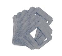 Almohadillas De Fregona for Limpieza De Vidrio, Compatibles Con ABIR, Robot Aspirador W140, Trapos De Ropa Lavables De 24x24cm, Lavado De Ventanas De Alta Absorbencia(18pcs)