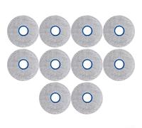 Almohadillas de fregona para aspiradora robot Dreame X60 Max, lavables a máquina, paños de repuesto compuestos de nailon para suelos duros y alfombras, accesorios de limpieza reutilizables (10