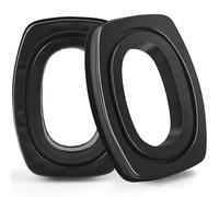 Almohadillas de gel de repuesto de silicona compatibles con Howard Leight by Honeywell Earmuffs, Impact Sport, Pro, Sync, Leightning, piezas de reparación de auriculares, color negro