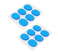 Almohadillas de Gel para Amortiguador de Batería, 12 Piezas para Platillos de Control de Tono de Batería, Almohadillas de Amortiguación de Silicona Suave, Silenciadores de