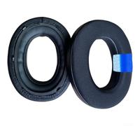 Almohadillas de gel refrescante de repuesto para auriculares, almohadillas de espuma viscoelástica suave con aislamiento de ruido para escuchar durante mucho tiempo, color negro, 10 x 10 x 2 cm