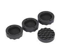 Almohadillas De Goma Antivibración For Pies De Lavadora, Tipo Ventosa, Universal, For Muebles Y Refrigerador, 4 Uds.(Black)