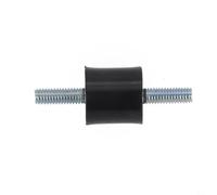 Almohadillas de goma antivibración para m3, M5, M6, amortiguador para muebles, altavoces para impresora 3D, acondicionador de aire exterior (M6 x 18 mm (20 x 20 mm)