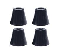 Almohadillas de goma para parachoques, 4 patas redondas antideslizantes de montaje con tornillo, protector de puntas de patas de muebles de silicona, soporte de mesa, silla, sofá, máquina, absorción