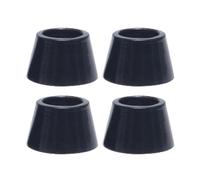 Almohadillas de goma para parachoques, 4 patas redondas antideslizantes de montaje con tornillo, protector de puntas de patas de muebles de silicona, soporte de mesa, silla, sofá, máquina, absorción