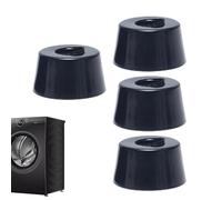 Almohadillas de goma para parachoques, 4 patas redondas antideslizantes de montaje con tornillo, protector de puntas de patas de muebles de silicona, soporte de mesa, silla, sofá, máquina, absorción
