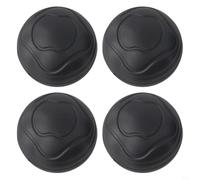 Almohadillas de goma para patas de campamento y luna, paquete de 4 fundas protectoras antideslizantes para estabilidad en rocas de arena, suciedad, hierba, accesorios de muebles de exterior de 22 mm