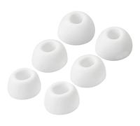 Almohadillas de goma suave para Redmi Buds 6 Pro, Buds 5 Pro, 3 pares de almohadillas de repuesto cómodas con aislamiento de ruido (color blanco)