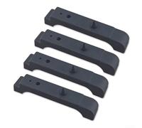 Almohadillas de instalación de goma para radiador de 4 núcleos 1968-1981 para Chevrolet 4 piezas cojines de montaje con ajuste exacto