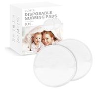 Almohadillas de lactancia desechables, ultra delgadas, absorbentes, seguras y secas, 150 unidades, transpirables, portátiles para madres, diseño suave y cómodo a prueba de fugas