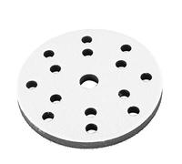 Almohadillas de Lijado, Almohadilla de Cojín de Interfaz de Esponja de Búfer Suave de 150 Mm de Diámetro Discos de Papel de Lija para Lijadora para Lijado de Pulido Desigual (6 pulgadas 15 agujeros)