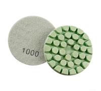 Almohadillas de lijado de 100 mm para suelos de mármol y granito con grosor uniforme y rendimiento estable bajo presión (grano 1000)