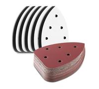 Almohadillas De Lijado De Espuma, 5 Uds., 6 Agujeros Con 30 Uds. De Papel De Lija For Lijadora De Ratón, Compatible Con Lijadora Ryobi