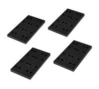 Almohadillas de lijado de espuma suave, almohadilla de respaldo de interfaz de 80x133mm, almohadilla amortiguadora de gancho y bucle for lijadora Festool RTS 400 RS 400 RTSC 400, 2 uds.(4)