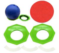 Almohadillas de lijado para bolos, 2 pulidores, juego de almohadillas de lijado, discos de esponja de lijado en bucle, accesorios de grano, soporte de almohadilla giratoria, soporte práctico para